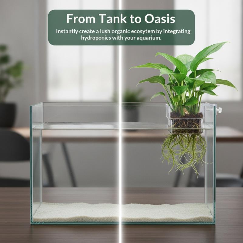Aquarium Plant Easy To Grow - Penyangga Tanaman Akuarium yang Dapat Digantung,