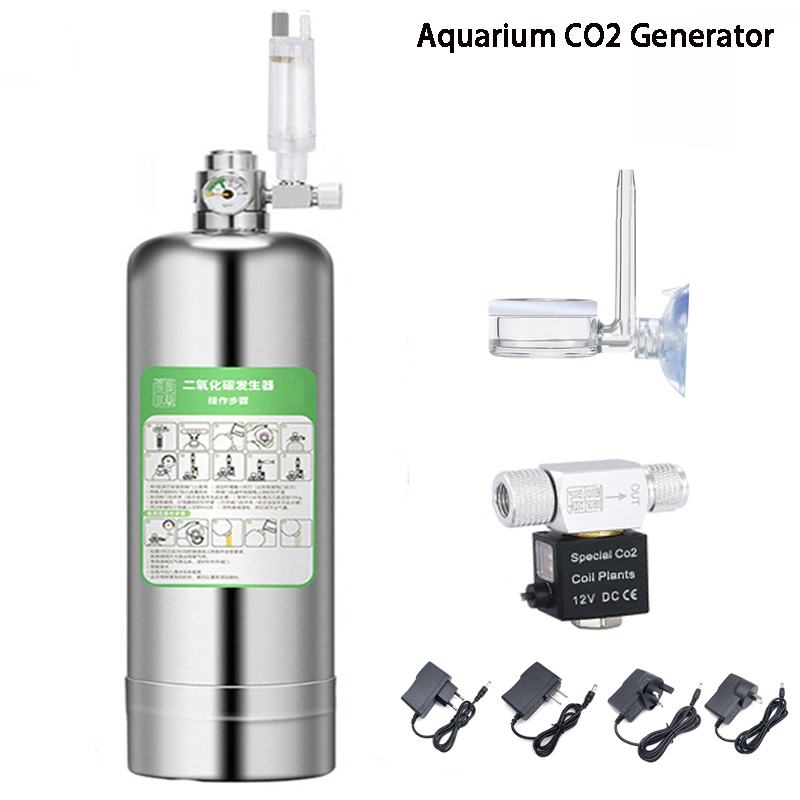 Planted Aquarium Co2 Kit - Kit sistem penghasil CO2 akuarium baja