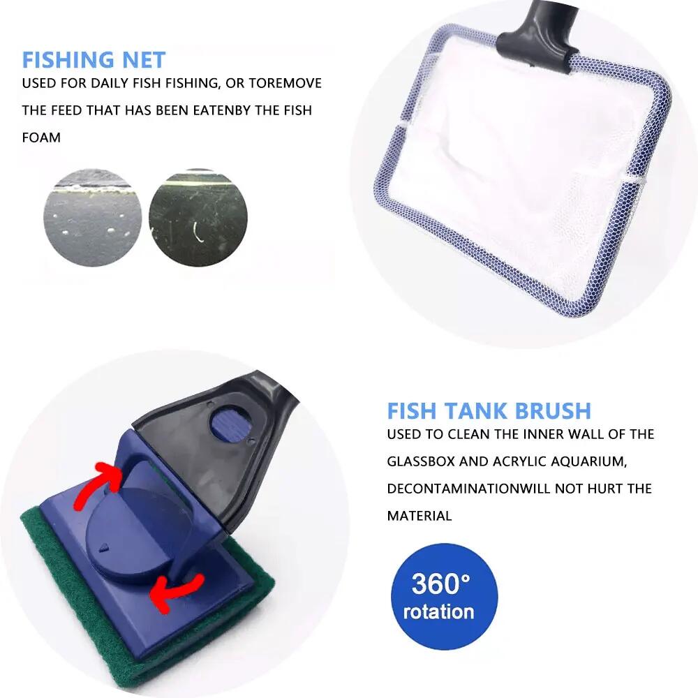 Alat Pembersih Akuarium 5in1:  - Planted Aquarium With Gravel ulasan dan harga