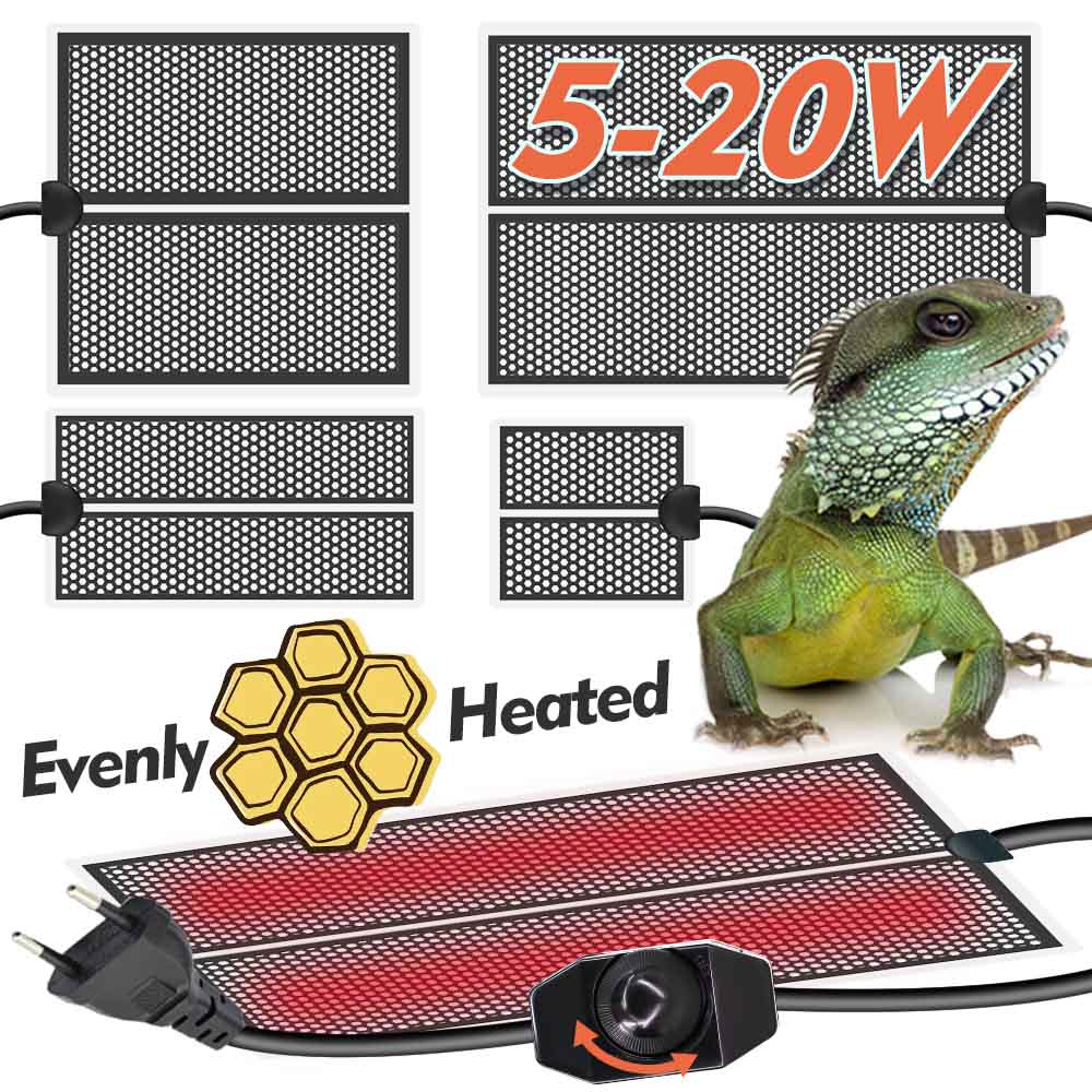 5-20w matras panas reptil bant - Planted Aquarium Heater ulasan dan harga