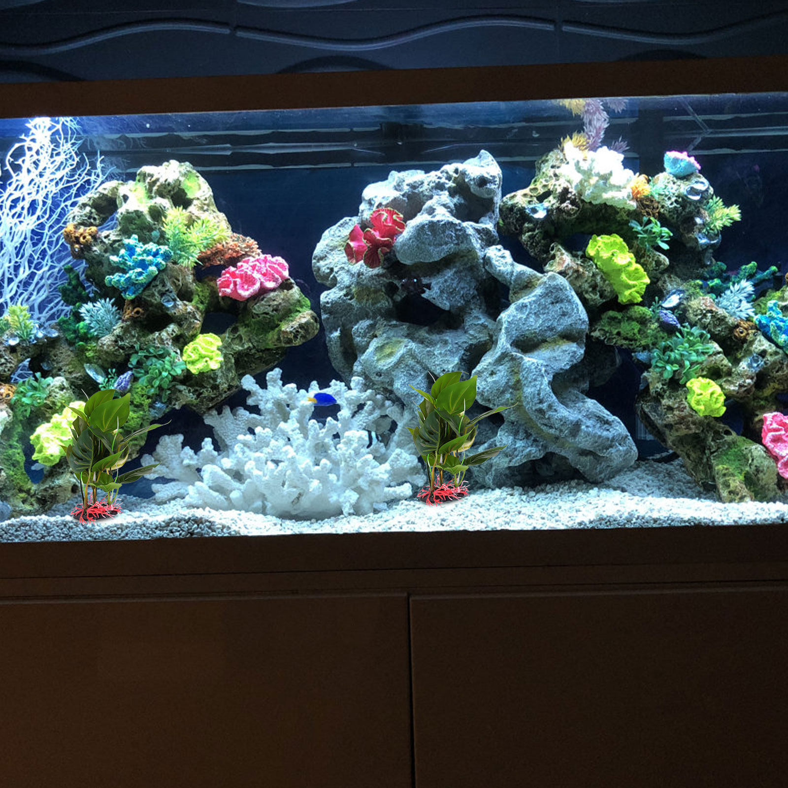 Tanaman Hijau Buatan Mirip Asl - Non Planted Aquarium Fish ulasan dan harga