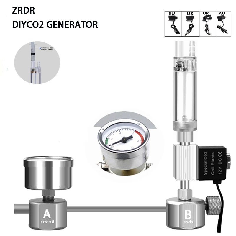 Kit Sistem Generator Reaktor C - Planted Aquarium Co2 Kit ulasan dan harga