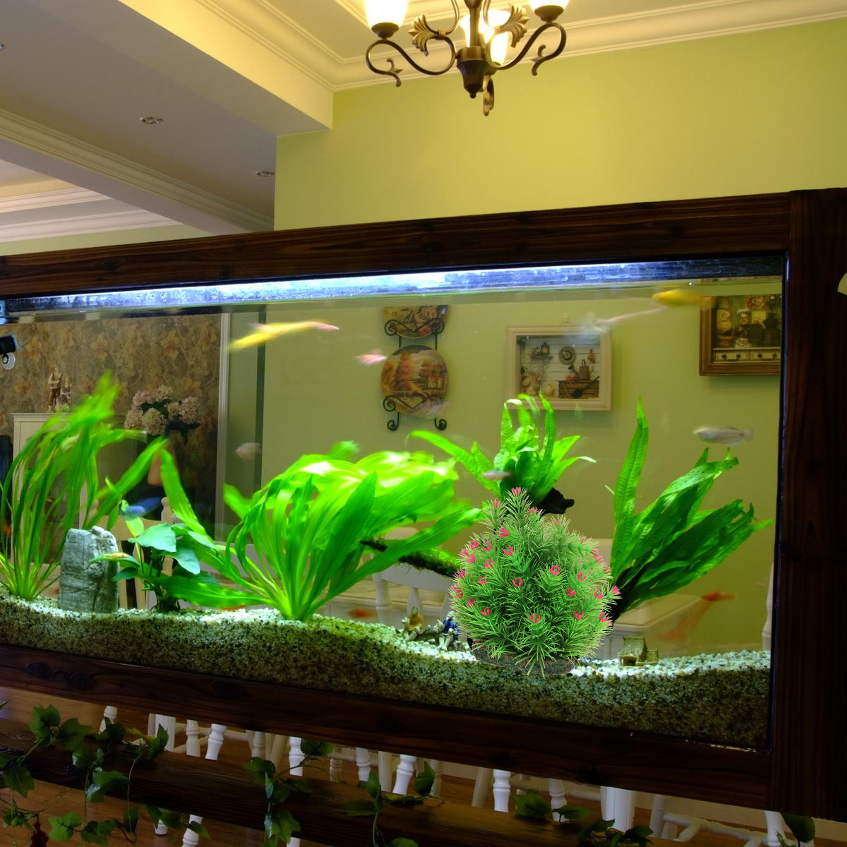 Tanaman Buatan Mirip Asli Deko - Aquarium Planted Set Up ulasan dan harga
