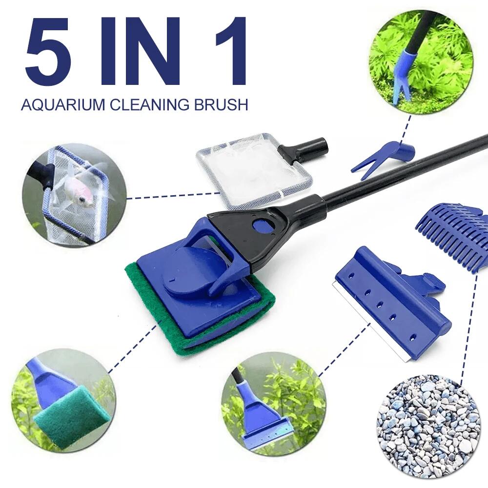 5in1 alat pembersih akuarium s - Planted Aquarium With Gravel ulasan dan harga
