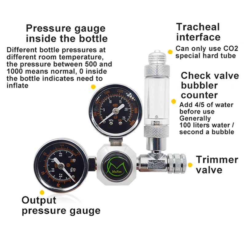 Katup satu arah akuarium, Regu - Planted Aquarium Co2 Kit ulasan dan harga