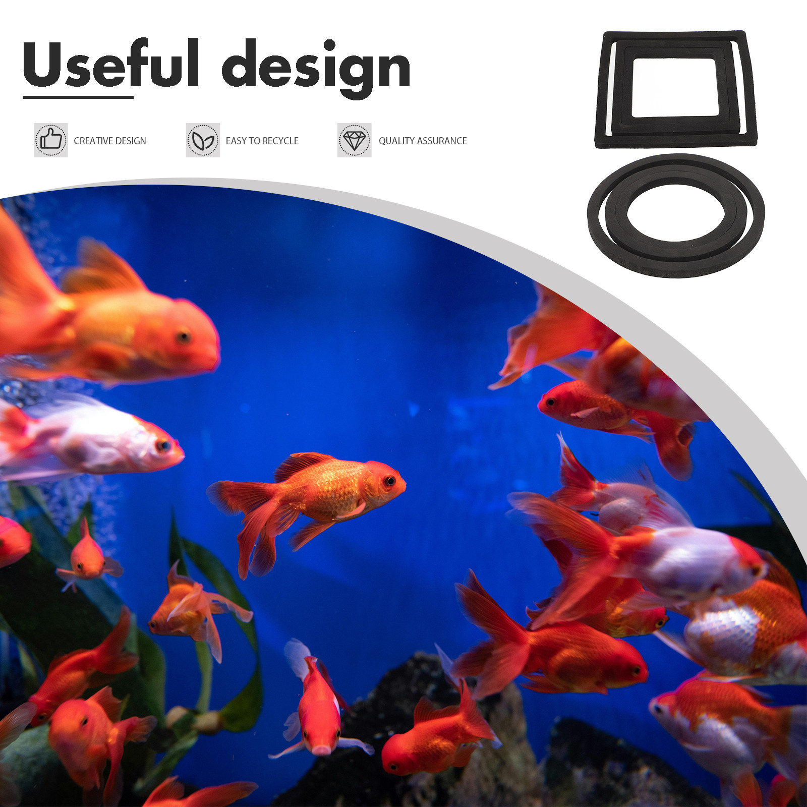 6 Buah Cincin Pemberi Makan Ik - Aquarium Planted Set Up ulasan dan harga